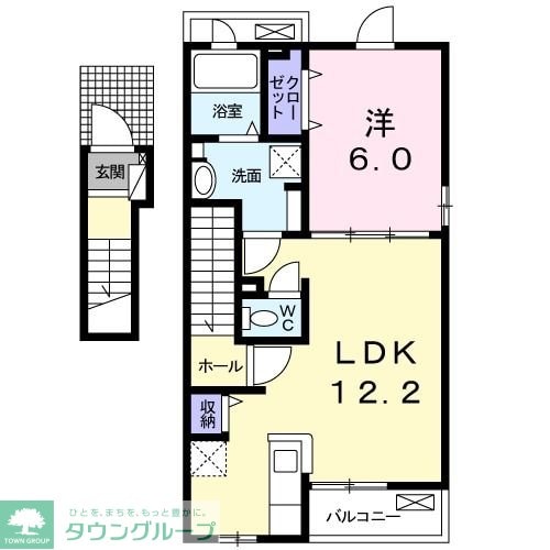 ベルメゾンの物件間取画像