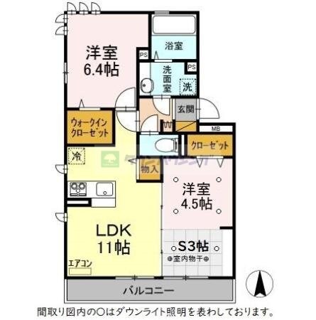 シャルートの物件間取画像