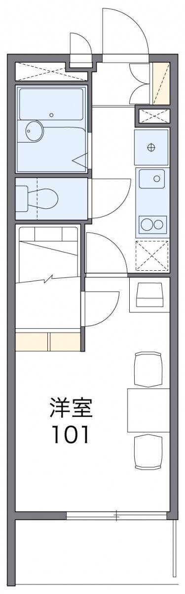 レオパレスソフィア　壱番館の物件間取画像