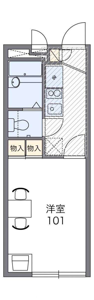 レオパレスエスポワール　ＫIIの物件間取画像