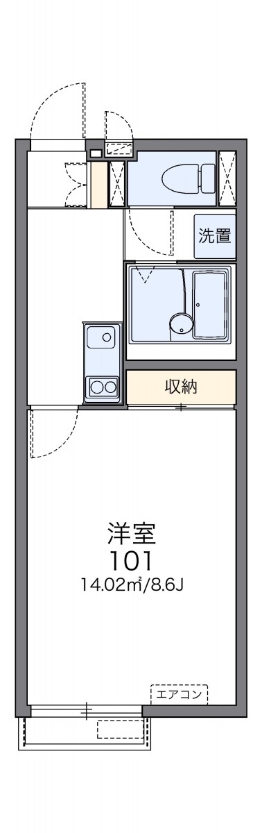 レオネクストカロータＮ　１番館の物件間取画像