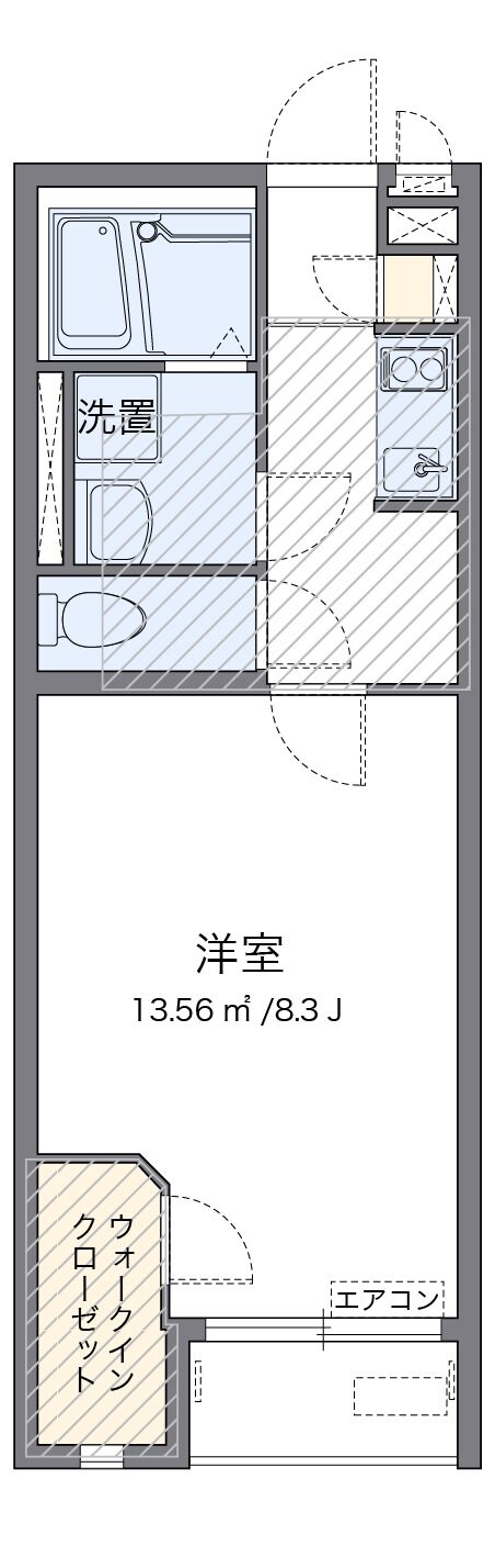 ミランダ桜荘の物件間取画像