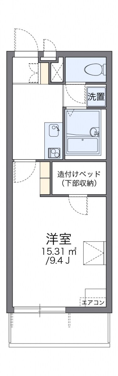 レオパレスバンリュの物件間取画像