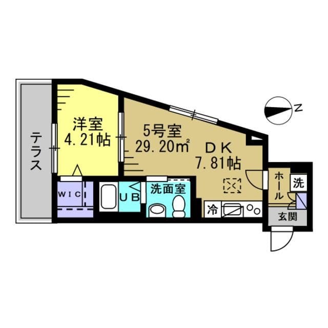 Calm津田沼の物件間取画像