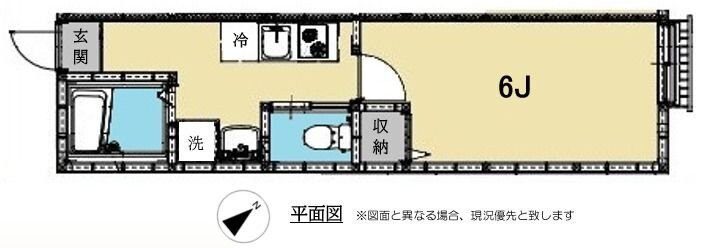 フラットフィールド市川の物件間取画像