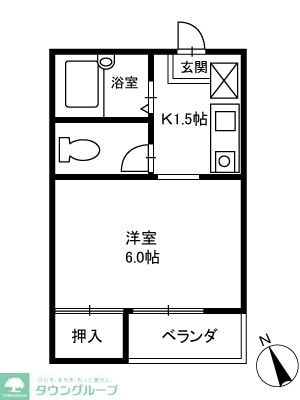 ベルサンパレスの物件間取画像