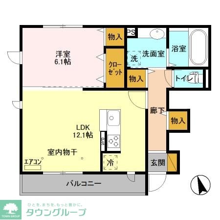 アークヒルズ飯山満の物件間取画像