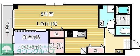 エリザベスの物件間取画像