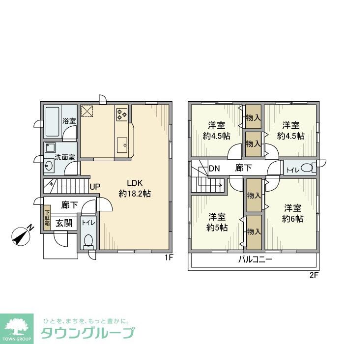 上高野戸建の物件間取画像