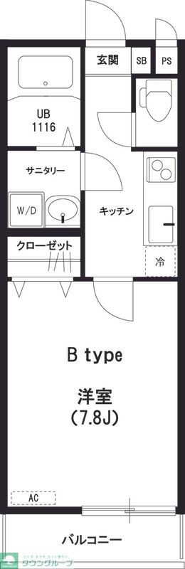 リブリ・ブルージュの物件間取画像