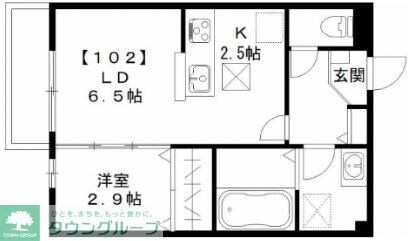 ベイ　ブランシュの物件間取画像