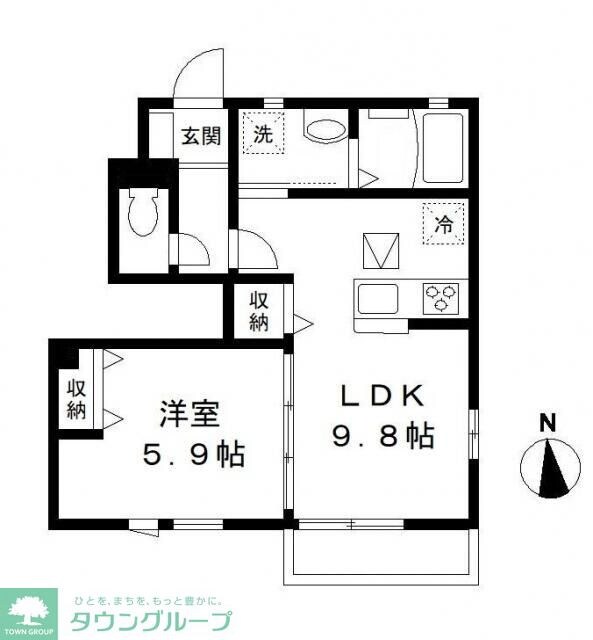 プランドール二和の物件間取画像