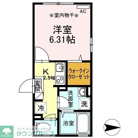 Maison de la pommeの物件間取画像