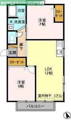 ヴェルメゾンおゆみ野Ｃの物件間取画像