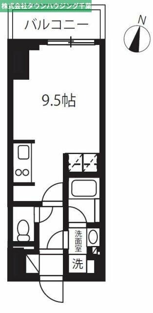 プライムメゾン千葉新町の物件間取画像