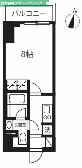 プライムメゾン千葉新町の物件間取画像