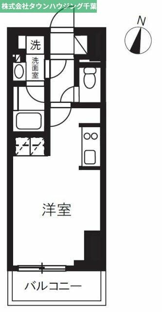 プライムメゾン千葉新町の物件間取画像