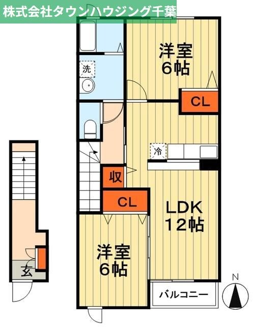 レジデンス諒（リョウ）の物件間取画像