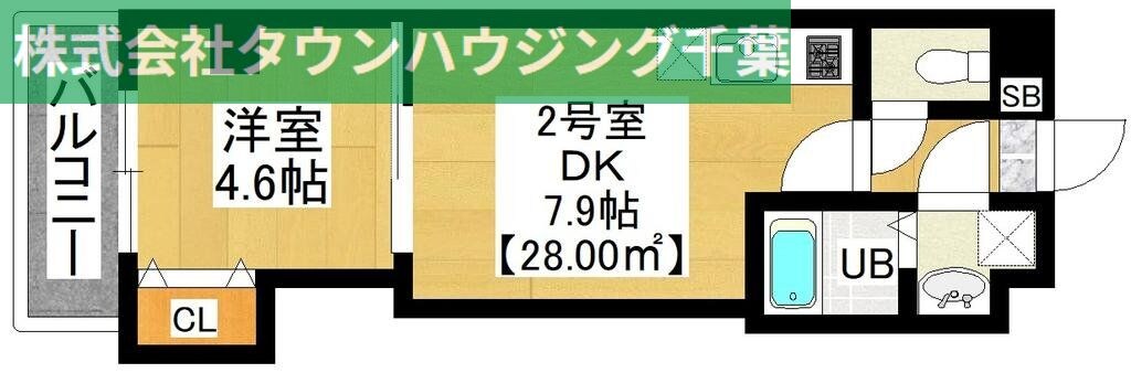 テリアズ港町の物件間取画像