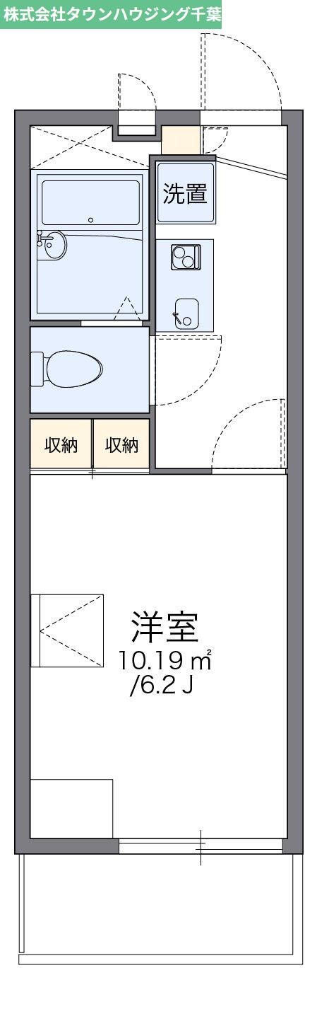 レオパレスエクセル道場北の物件間取画像