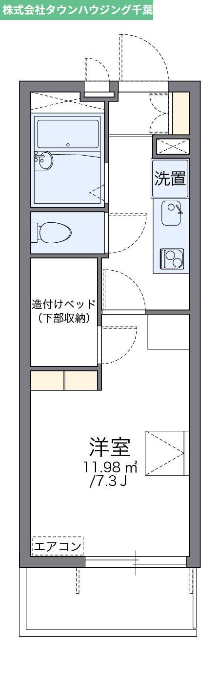 レオパレスセレス末広の物件間取画像