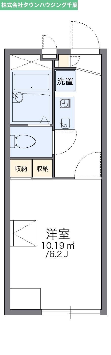 レオパレスサンフォーレＣの物件間取画像