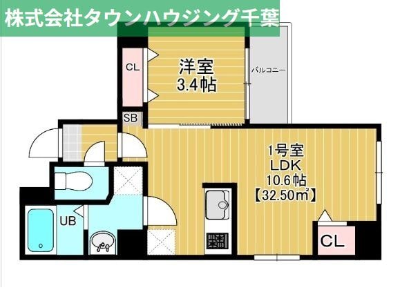 ベルテ千葉中央の物件間取画像