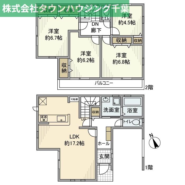 矢作町戸建の物件間取画像