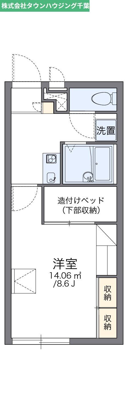 レオパレスクレール光優IIの物件間取画像