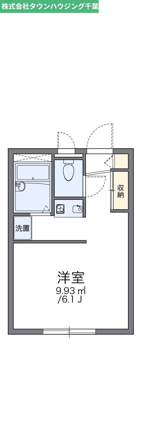 レオパレスメイプル５の物件間取画像