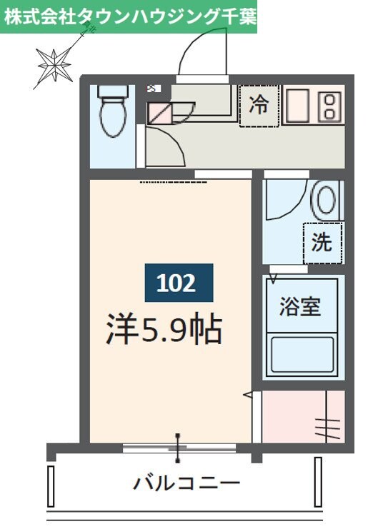 MELDIA東千葉IIIの物件間取画像