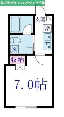 カーム検見川の物件間取画像