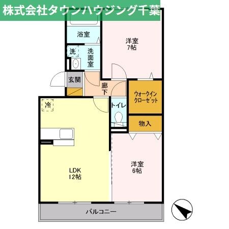 スプリングフォレストＢ棟　の物件間取画像