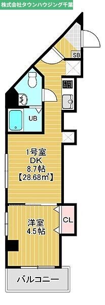 サザンクロス東千葉の物件間取画像