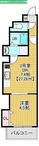 サザンクロス東千葉の物件間取画像