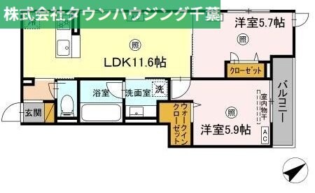 仮）D-ROOM登戸3丁目の物件間取画像