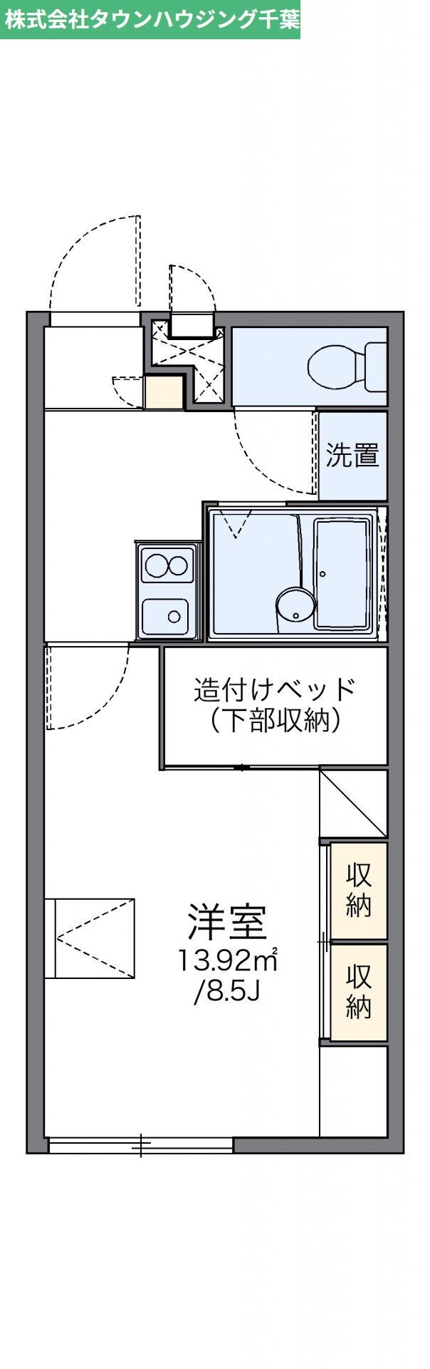 レオパレス桜の物件間取画像