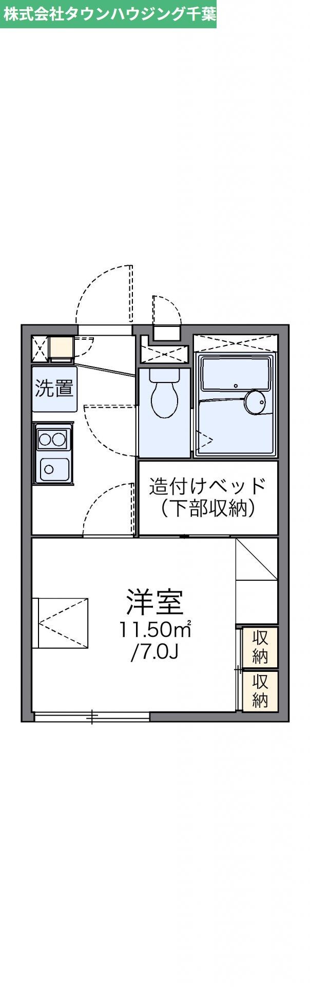 レオパレスメゾン　ローリエの物件間取画像