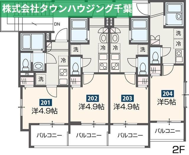 ＭＥＬＤＩＡ新検見川IIIの物件間取画像