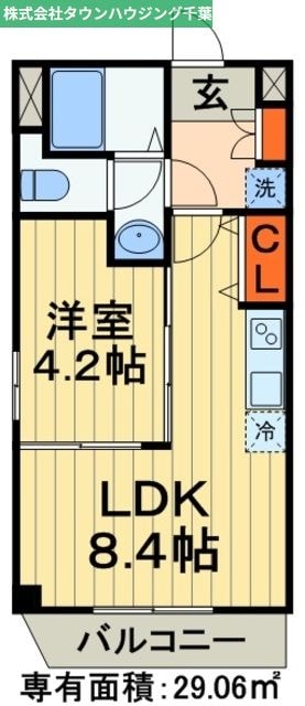 エクセレントコート千葉新宿の物件間取画像