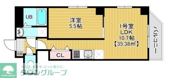 クラージュグラン院内の物件間取画像