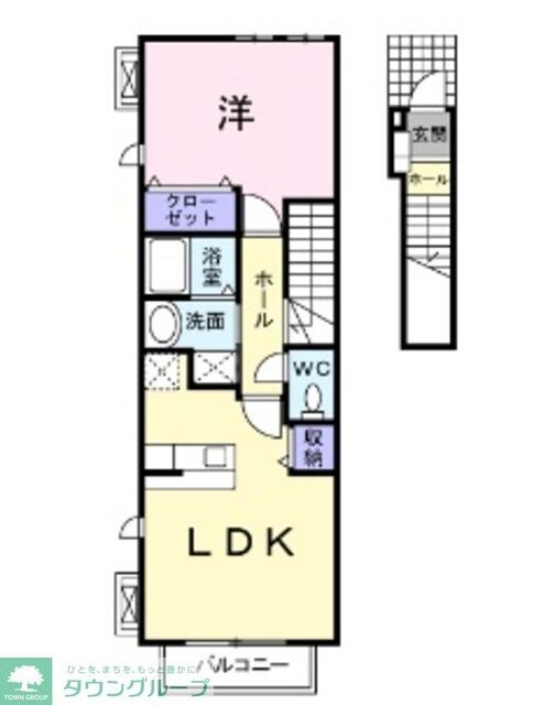 プラシード　ツバサVIの物件間取画像