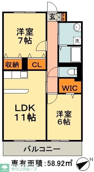 ＳＡＮＴＡの物件間取画像