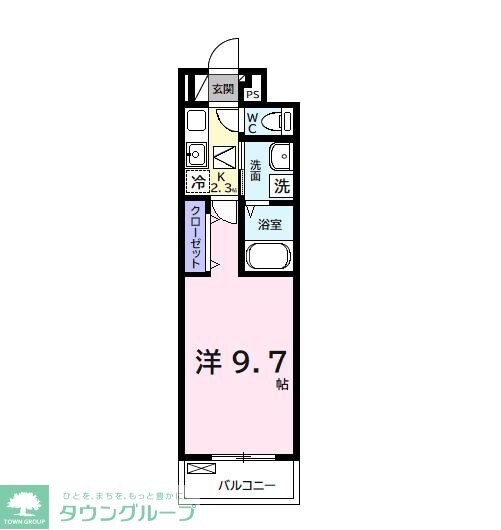 メゾンドールの物件間取画像