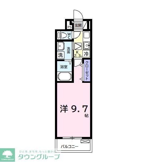 メゾンドールの物件間取画像