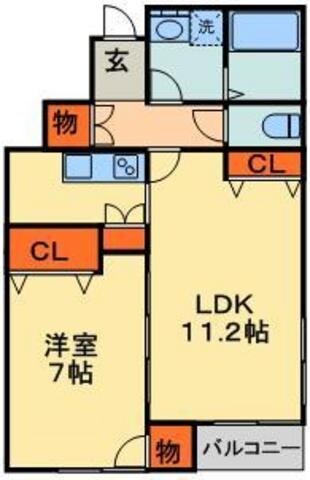 シャテロ浜野駅前　の物件間取画像