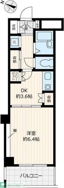 メゾンベルセーヌの物件間取画像