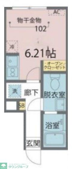 カインドネス亀有の物件間取画像