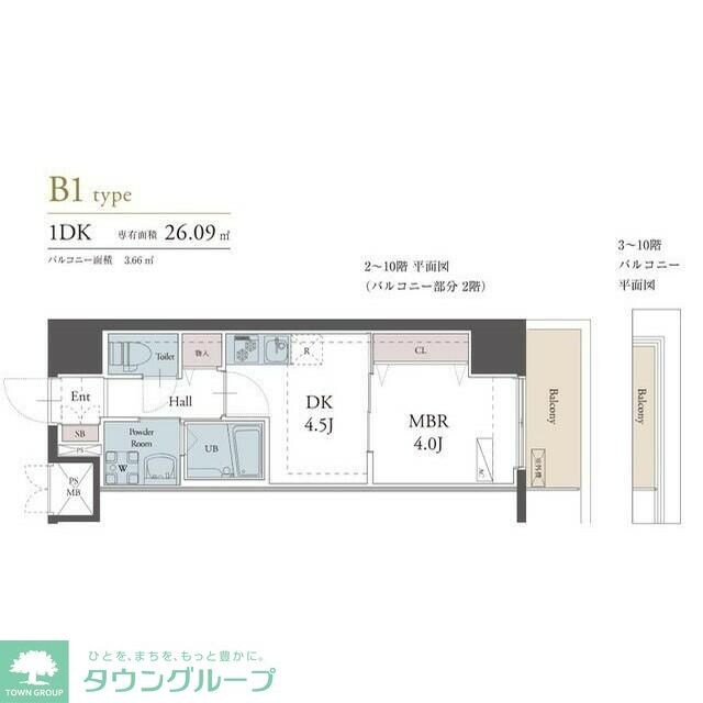 ラグゼナ松戸の物件間取画像