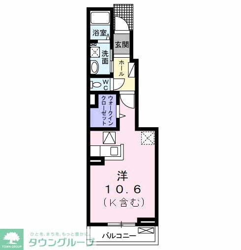 クーネル東松戸の物件間取画像